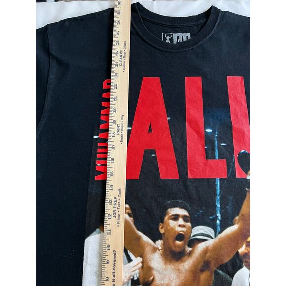 Men's Short Sleeve Cotton T-Shirt Muhammad Ali Graphic Size XL - Picture 6 of 7